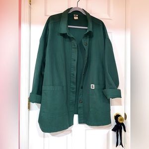Lucy & Yak, Olly Organic Twill Jacket Posy Green, size 2XL LIKE NEW CONDITION